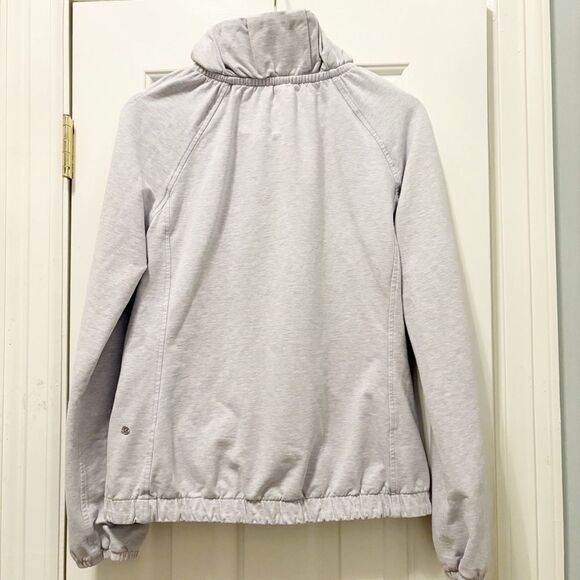 Lululemon After All Pullover Cozy Sweatshirt Grey Size 8 - Picture 7 of 9